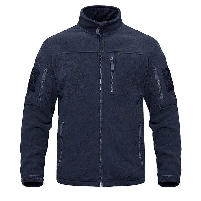 Fleecejacke - Warme taktische Zip-Up Fleecejacke für Männer-Dunkelblau-XS-Chaps Herrenmode