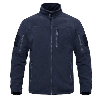 Fleecejacke - Warme taktische Zip-Up Fleecejacke für Männer-Dunkelblau-XS-Chaps Herrenmode