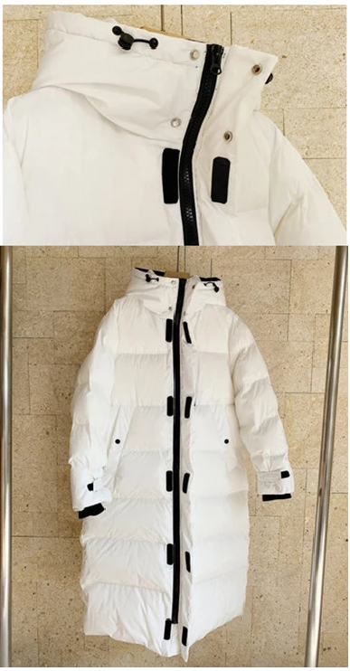 Damen Winterjacke Oversized Pufferjacke Kapuze