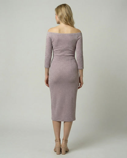 Damen Abendkleid Elegant Glänzend
