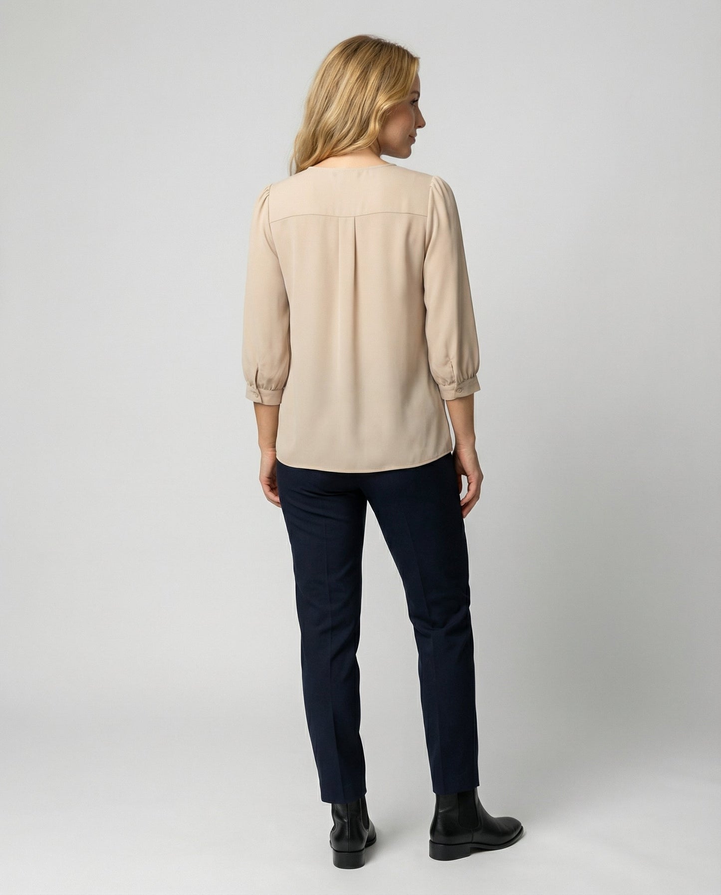 Damen Satin Bluse Elegantes Design