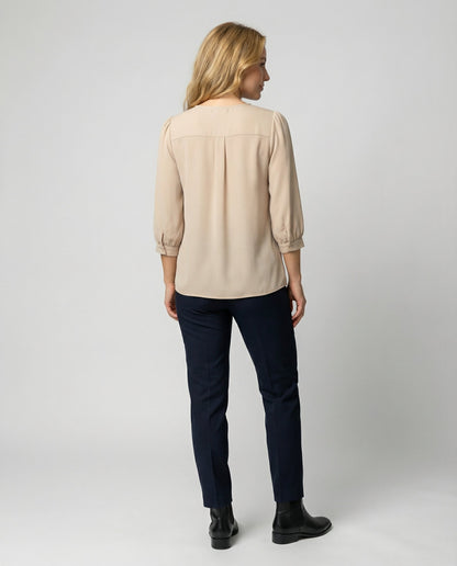 Damen Satin Bluse Elegantes Design