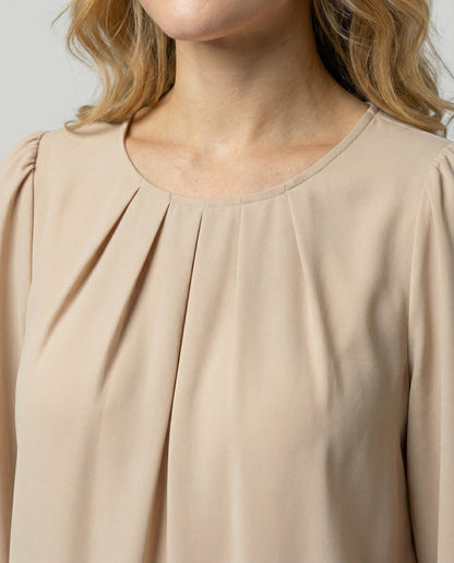 Damen Satin Bluse Elegantes Design
