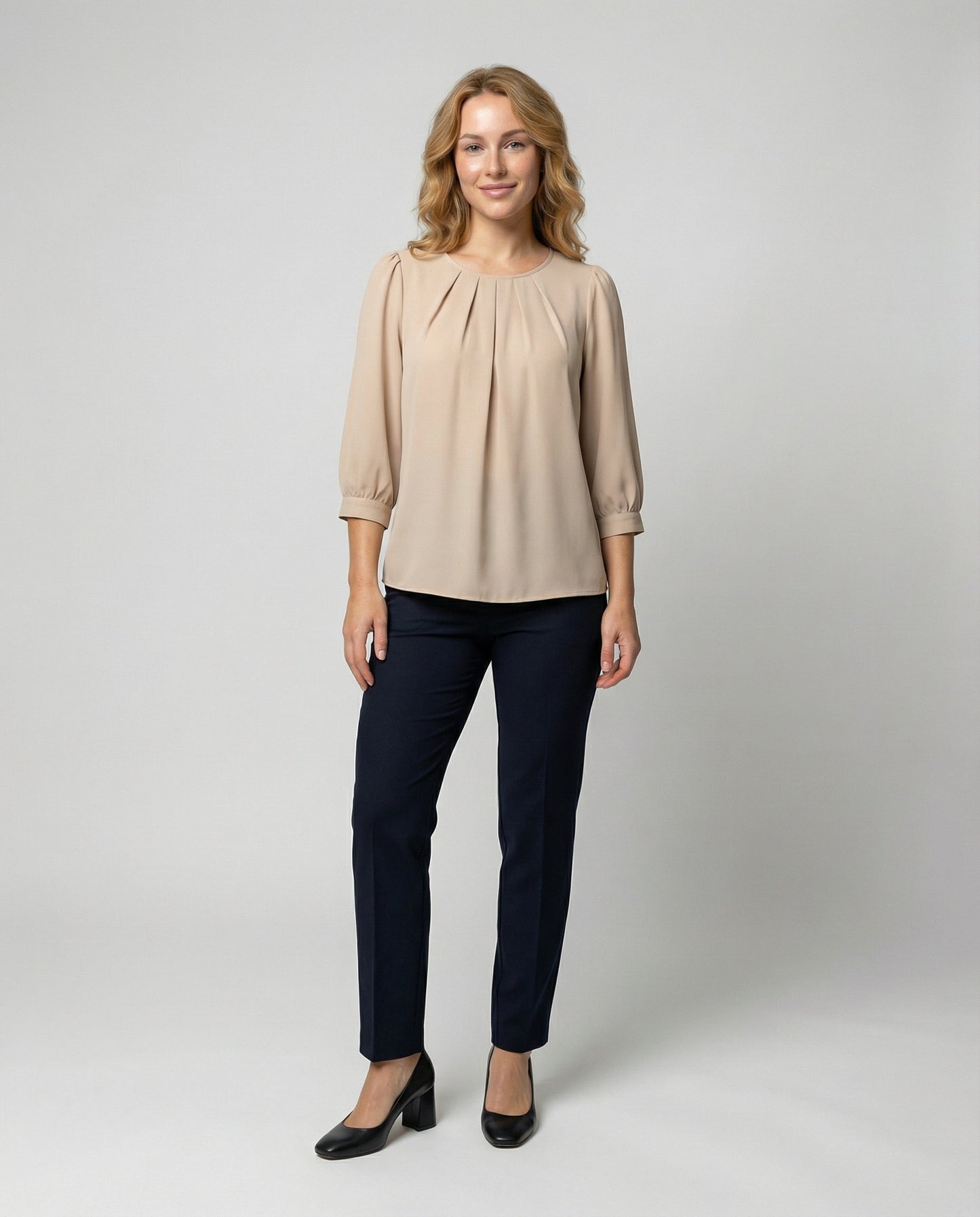 Damen Satin Bluse Elegantes Design