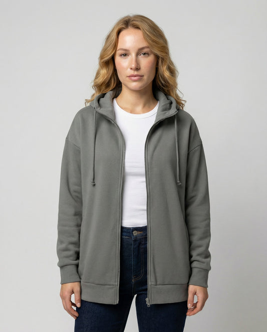 Damen Winterhoodie Kuschel Fleece - Eveloria