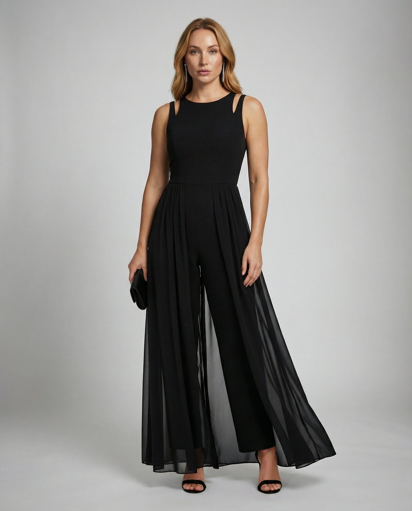 Damen Ärmelloser Jumpsuit - Eveloria
