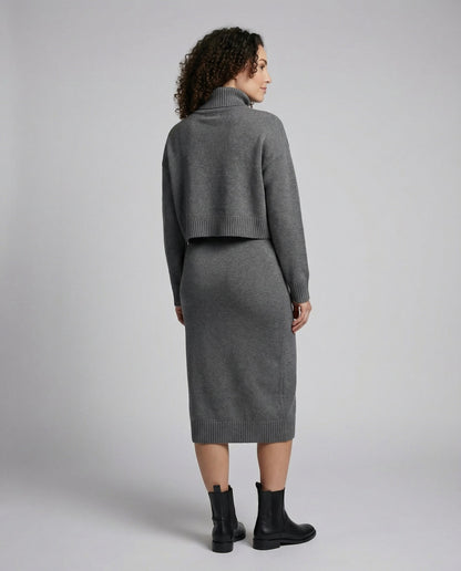 Elegantes Damen Midikleid Jersey