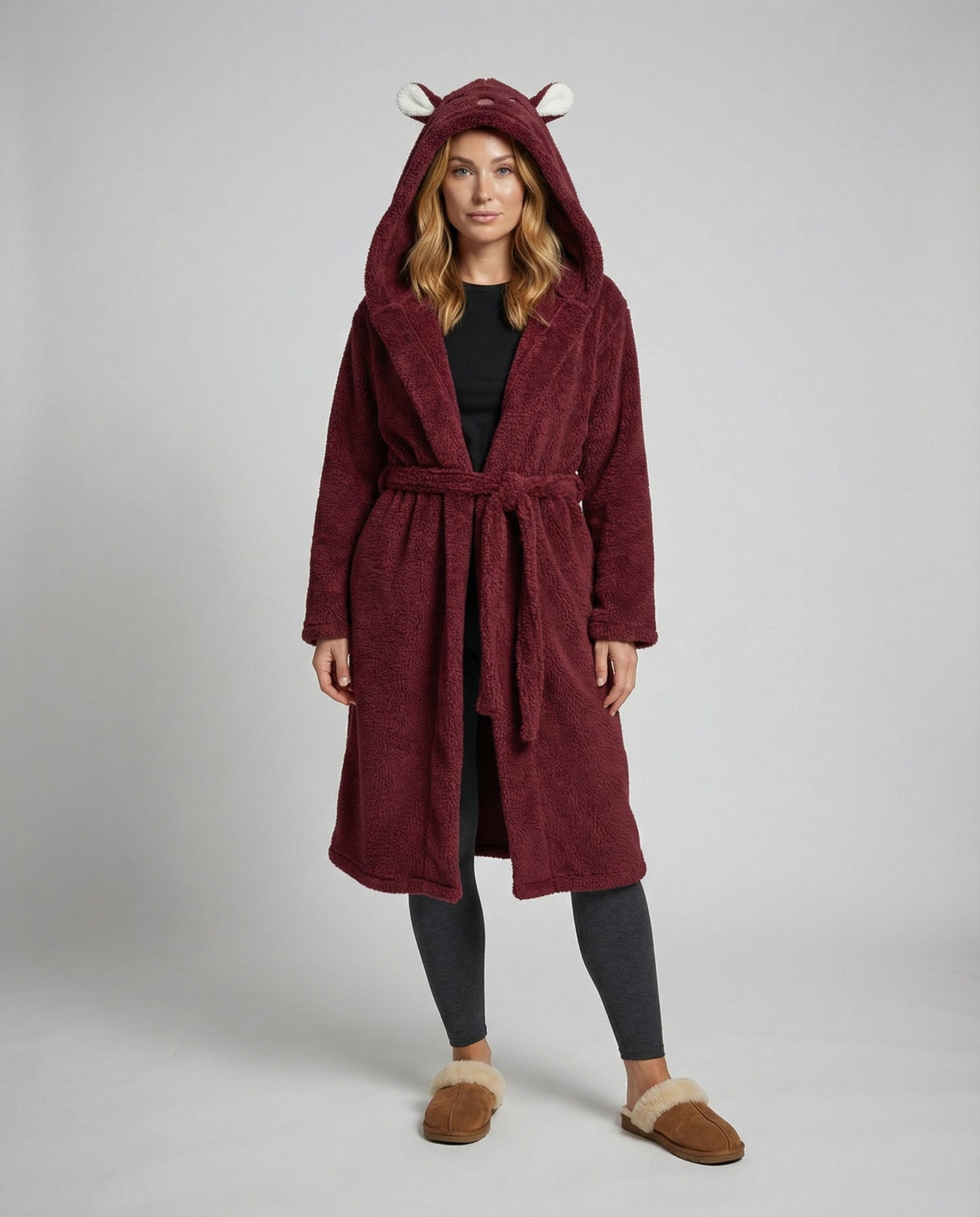 Damen Bademantel Weich Bequem - Eveloria