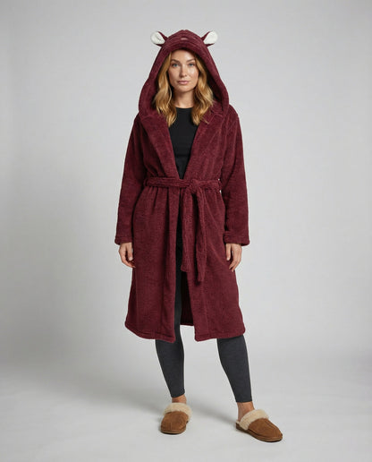 Damen Bademantel Weich Bequem - Eveloria