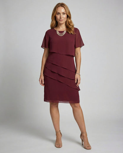 Elegantes Damenkleid Figurformendes