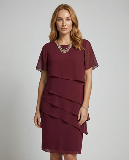 Elegantes Damenkleid Figurformendes Schwarz - Eveloria