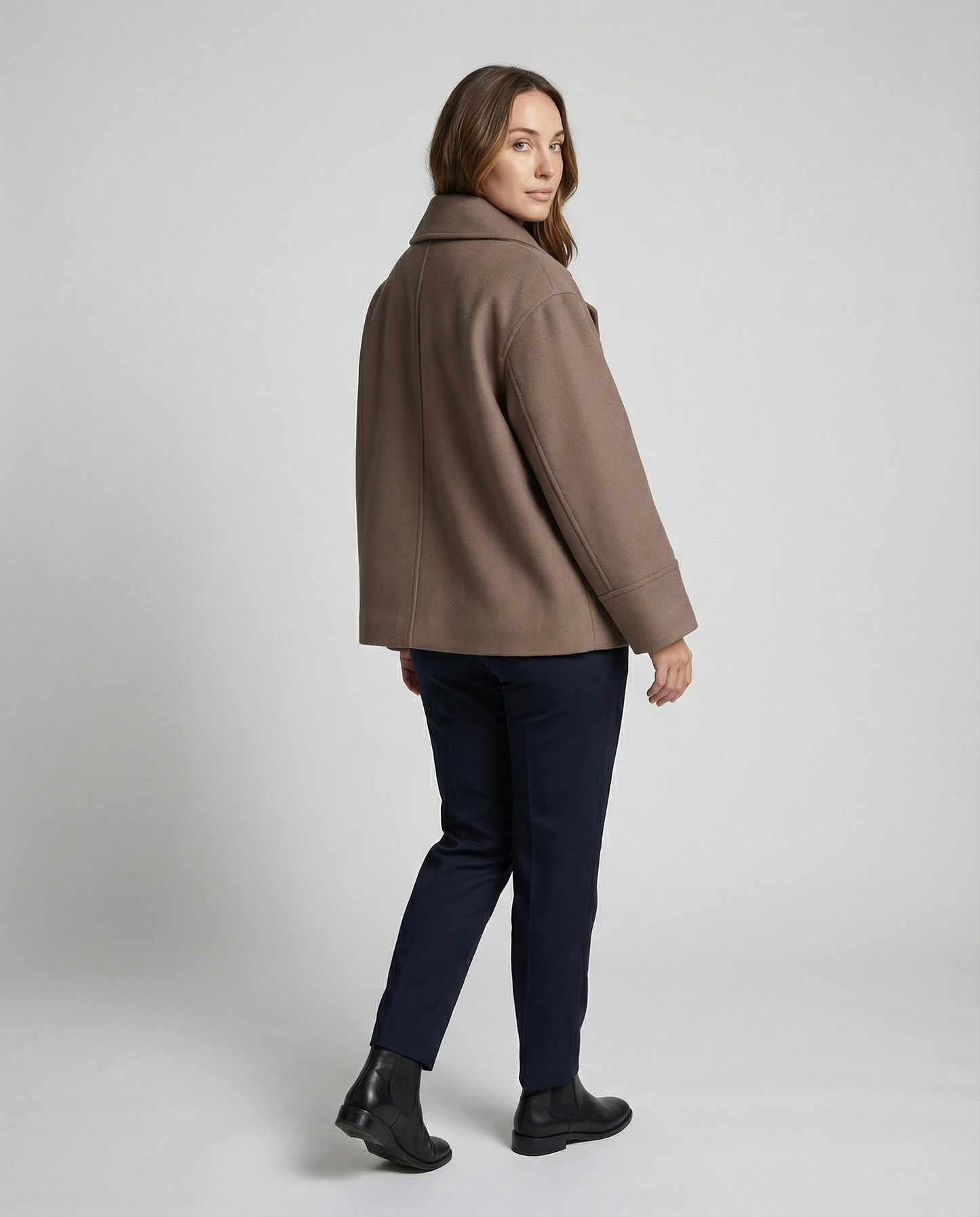 Damen Cropped Jacke Modern