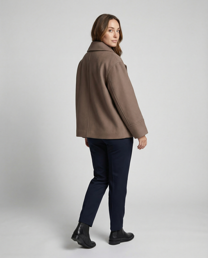 Damen Cropped Jacke Modern