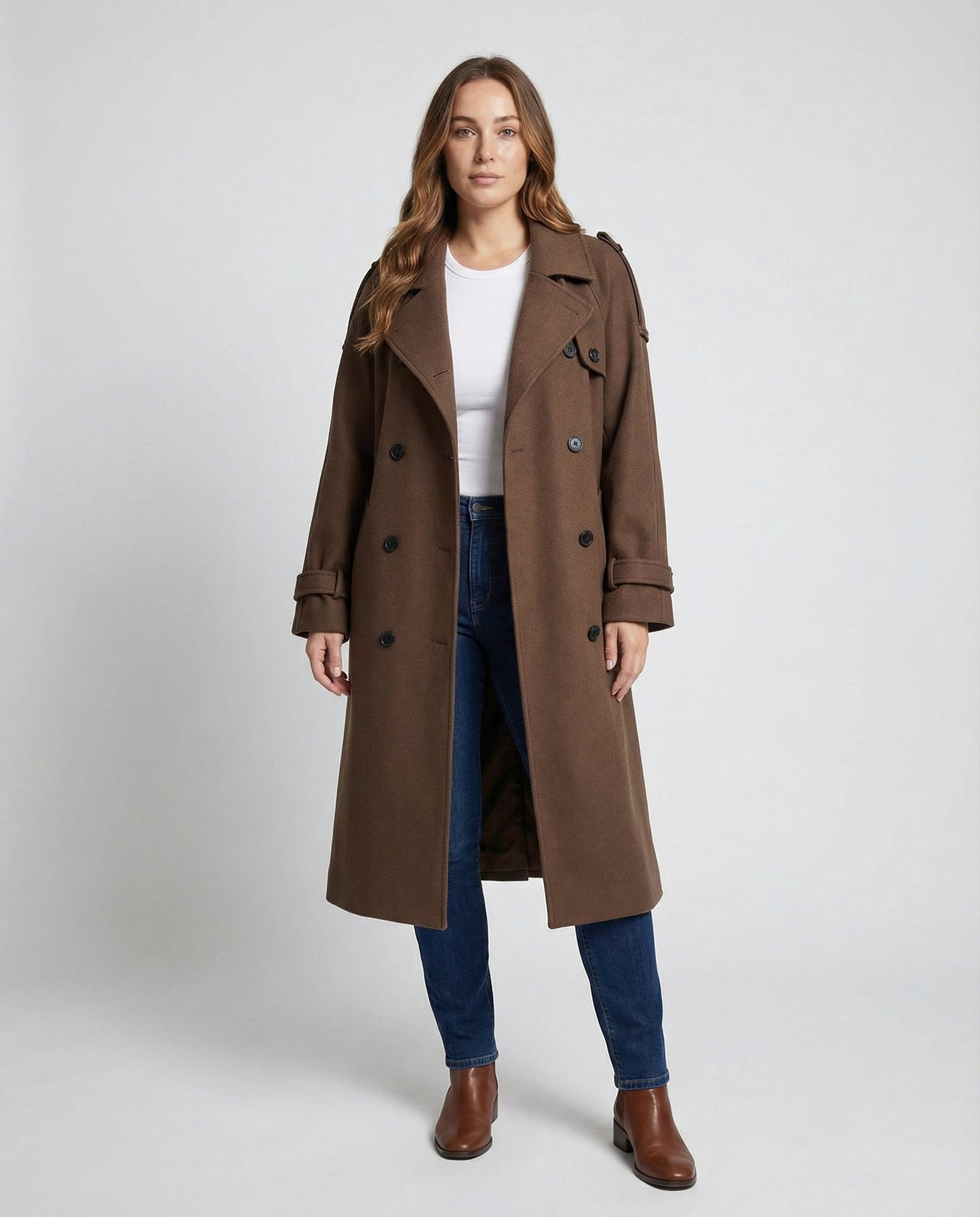 Damen Bouclé-Mantel Elegant wird zu:
Damen Bouclé Mantel Elegantes