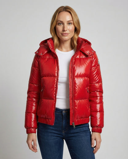 Damen Winterjacke Glänzend - Eveloria