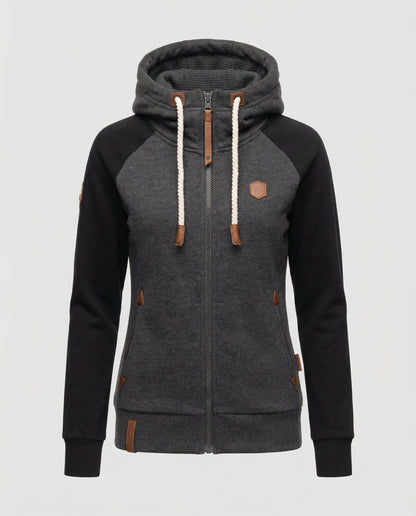 Damen Kapuzen-Hoodie Weich Eveloria