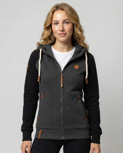 Damen Kapuzen-Hoodie Weich Eveloria - Eveloria