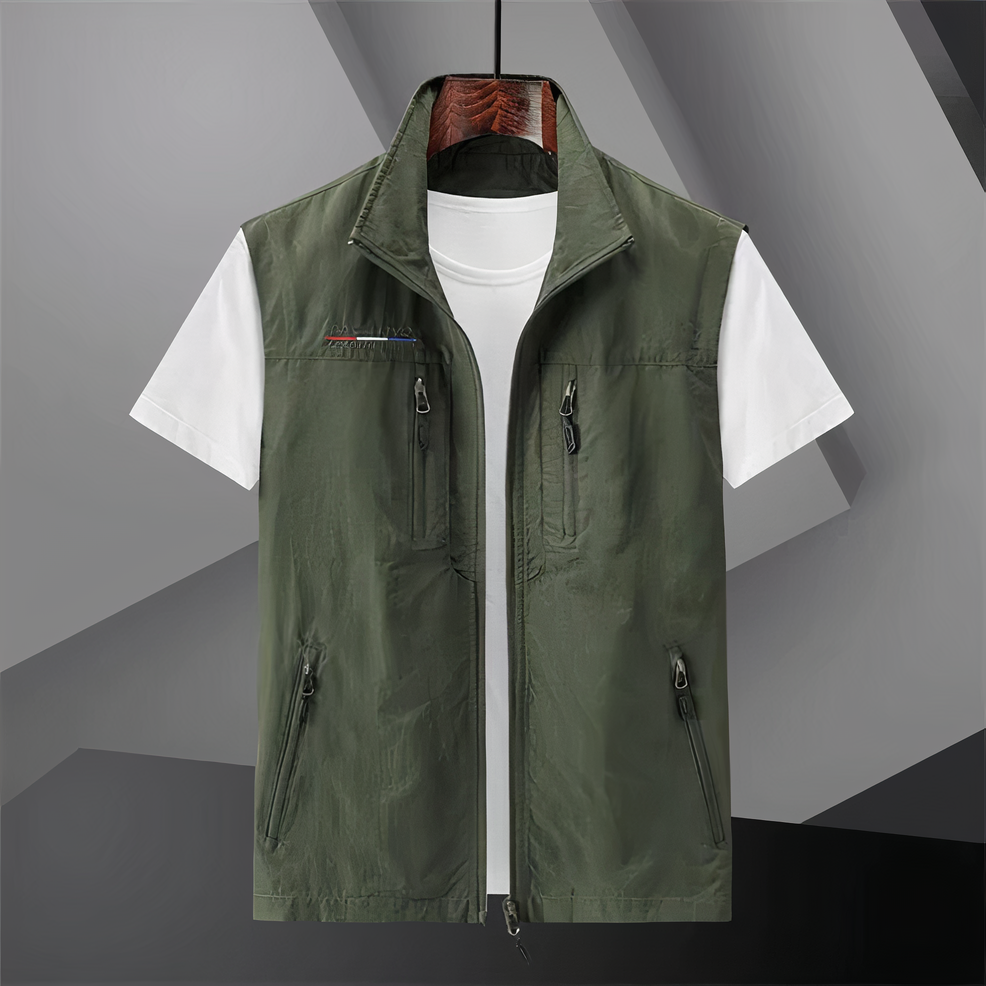 Herren Outdoor-Westen Leicht Ärmellos - Eveloria