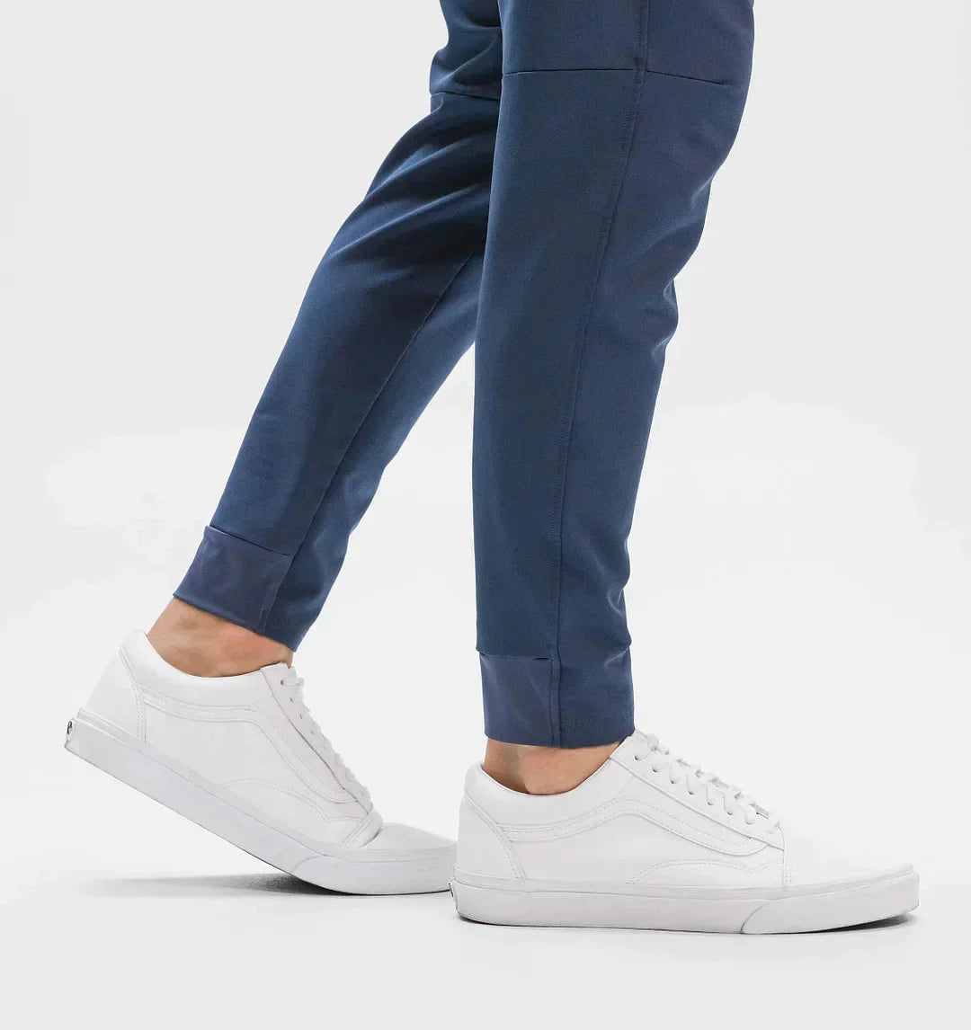 Freizeithosen | Kordelzug | Stretch | Slim Fit Jogger | Herrenhosen-Chaps Herrenmode