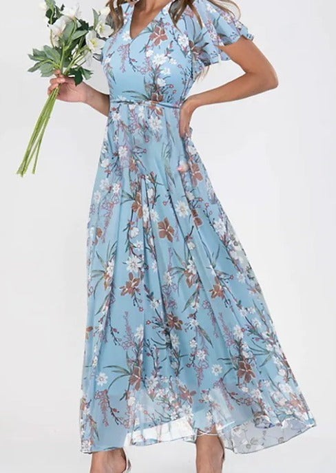 Eveloria Damen Sommerkleid Bunt