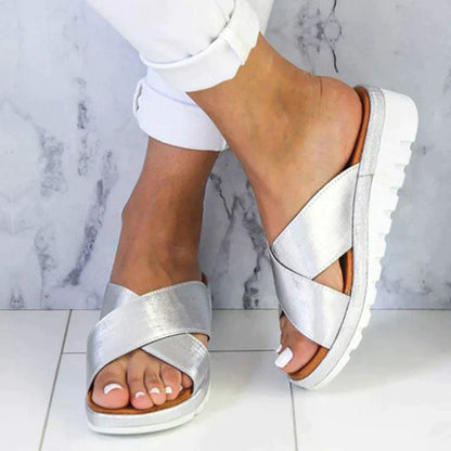 Eveloria Damen Orthopädische Sandalen Komfortabel