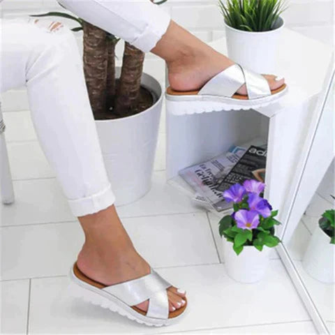 Eveloria Damen Orthopädische Sandalen Komfortabel