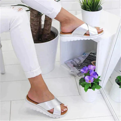 Eveloria Damen Orthopädische Sandalen Komfortabel