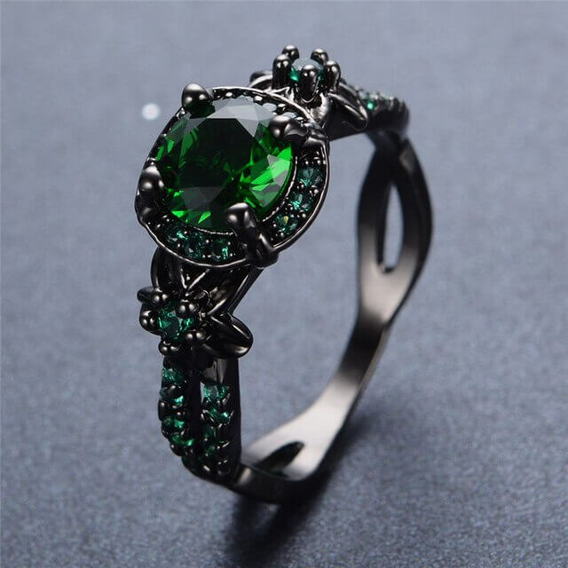 Damen Ring Zirkonia Edelsteine Silber