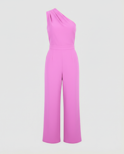 Damen Overall Rundhals Elegantes Design