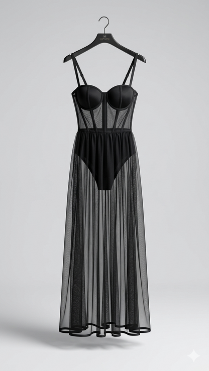 Eveloria Damen Retro Kleid Festivalmode