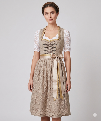 Damen Dirndl Traditionell Eveloria
