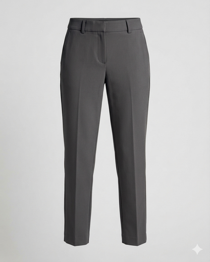 Damen Elastische Businesshose Mittelhohe Taille