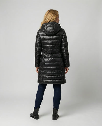Damen Ultraleichte Daunenjacke mit Kapuze