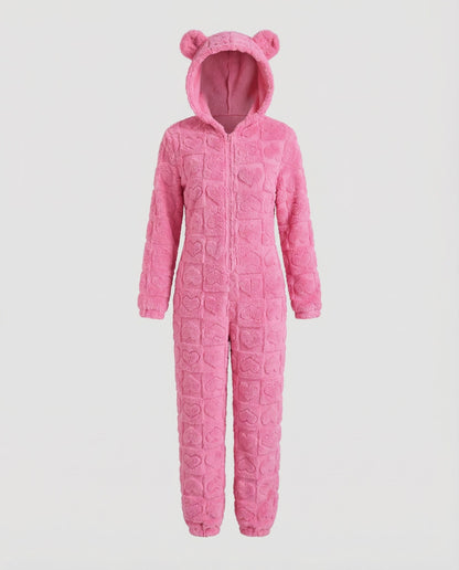 Gemütlicher Damen Fleece-Overall
