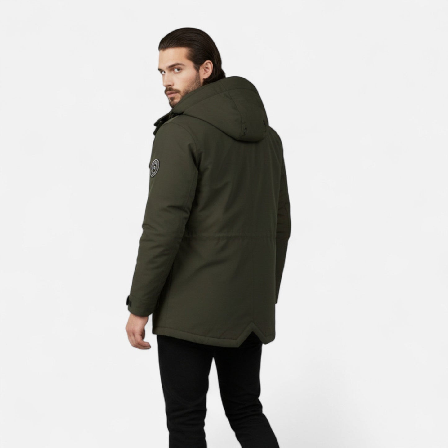 Herren Windbreaker Jacke Leicht Kapuze