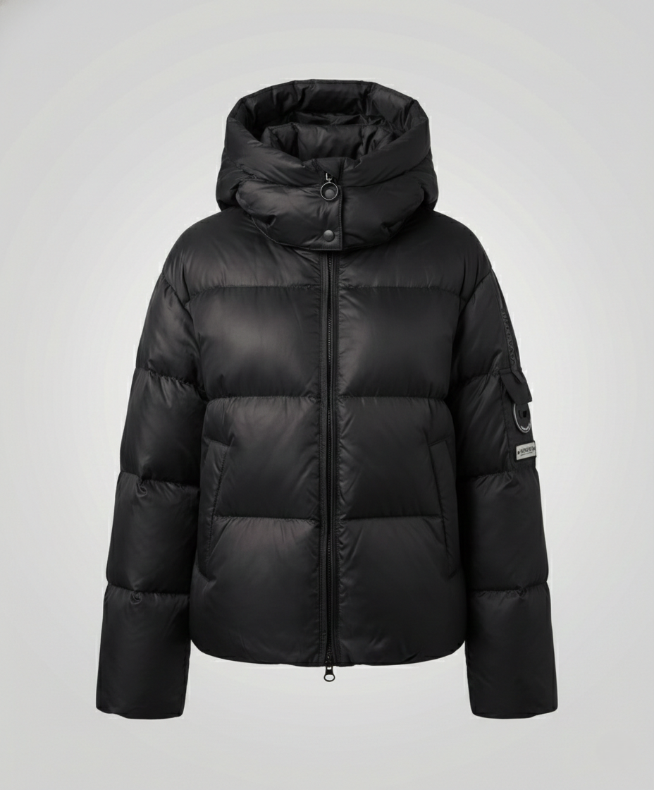 Damen Federdaunenjacke Wärmeisolierend