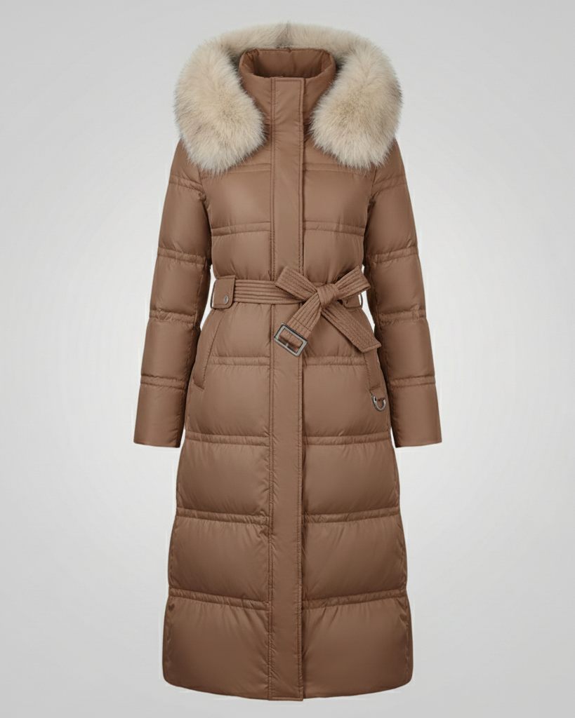 Damen Taillierter Wintermantel