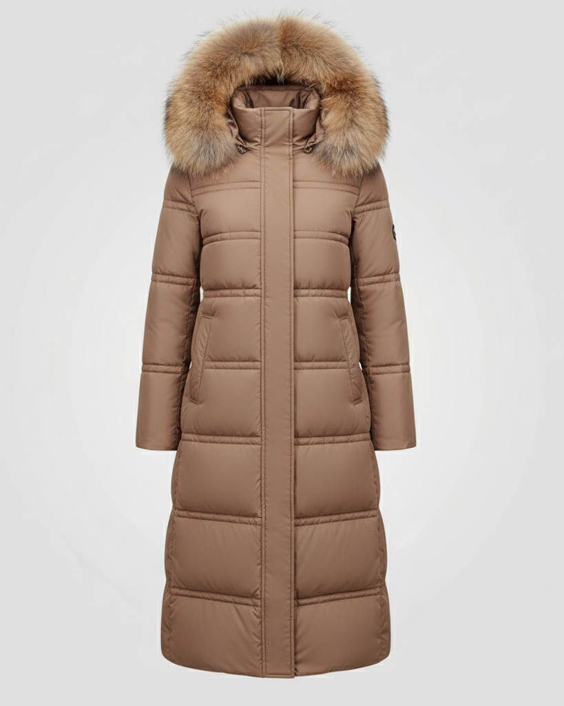 Damen Taillierter Wintermantel