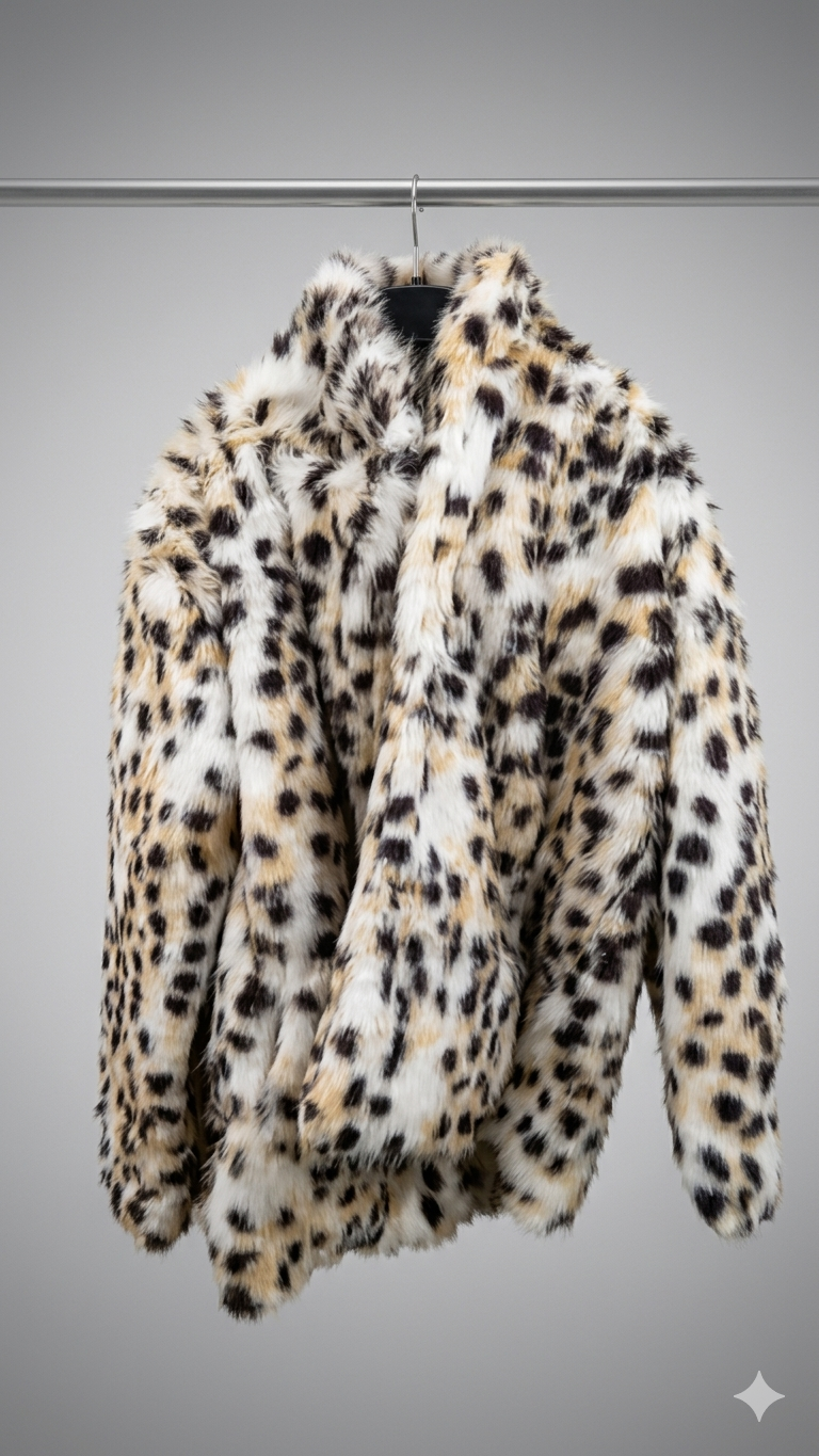 Damen Kunstfelljacke Flauschig Eveloria