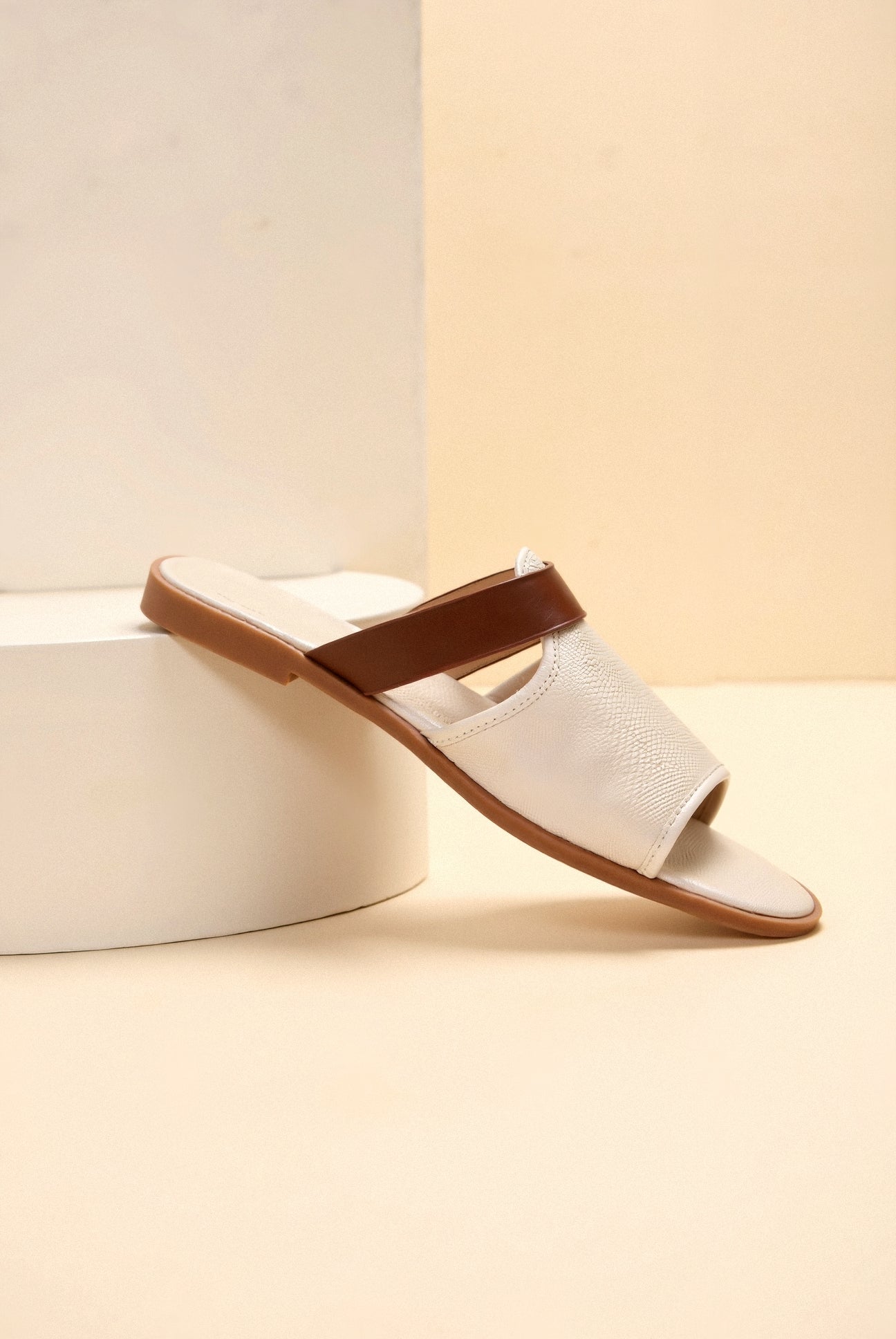 Damen Sandalen Cremeweiß
