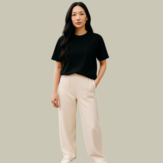 Damen Strickhose Locker Geschnitten - Eveloria
