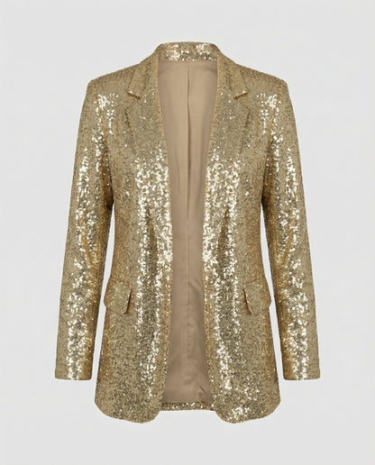 Damen Glitzerjacke Pailletten
