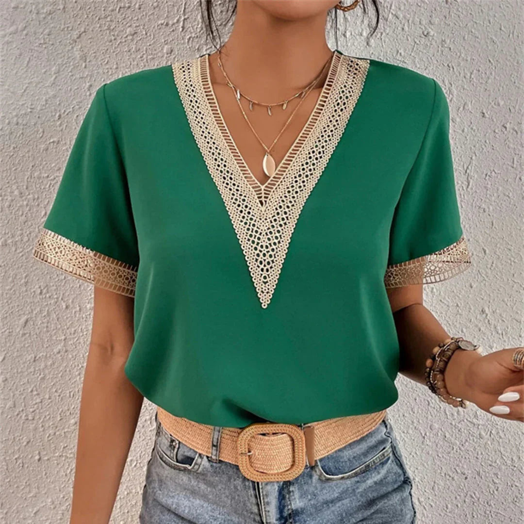 Eveloria Damen T-Shirt Elegantes Design
