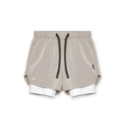 Gym Shorts | Drawstring | 2-in-1 | Sport Shorts | Herren Laufshorts-Chaps Herrenmode