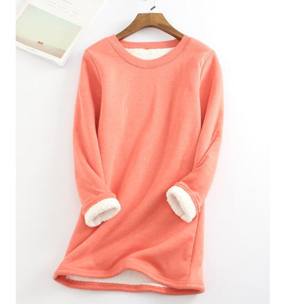 Eveloria Damen Pullover Warmer Kaschmir Braun