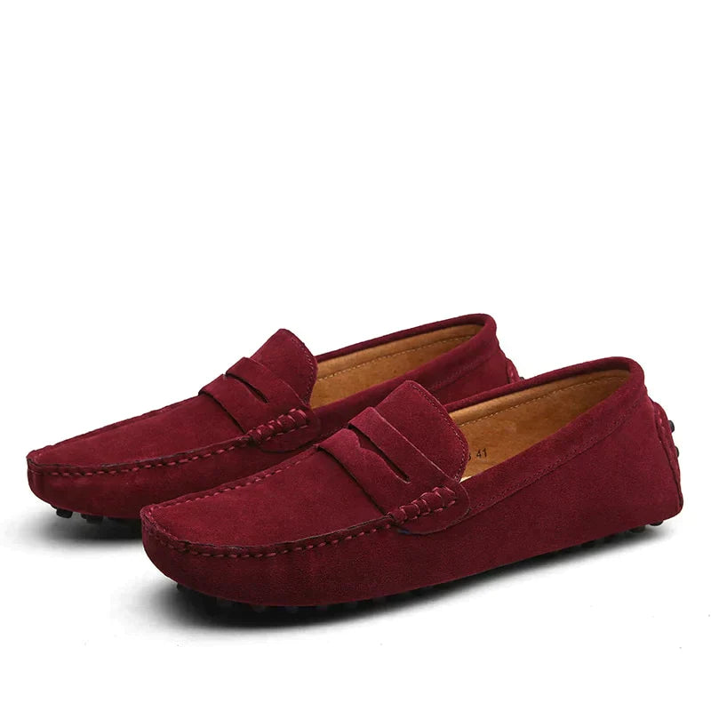 Herren Loafers Flach Leder