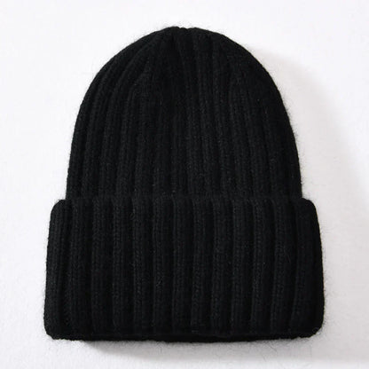 Unisex Strickmütze Gerippt Warm