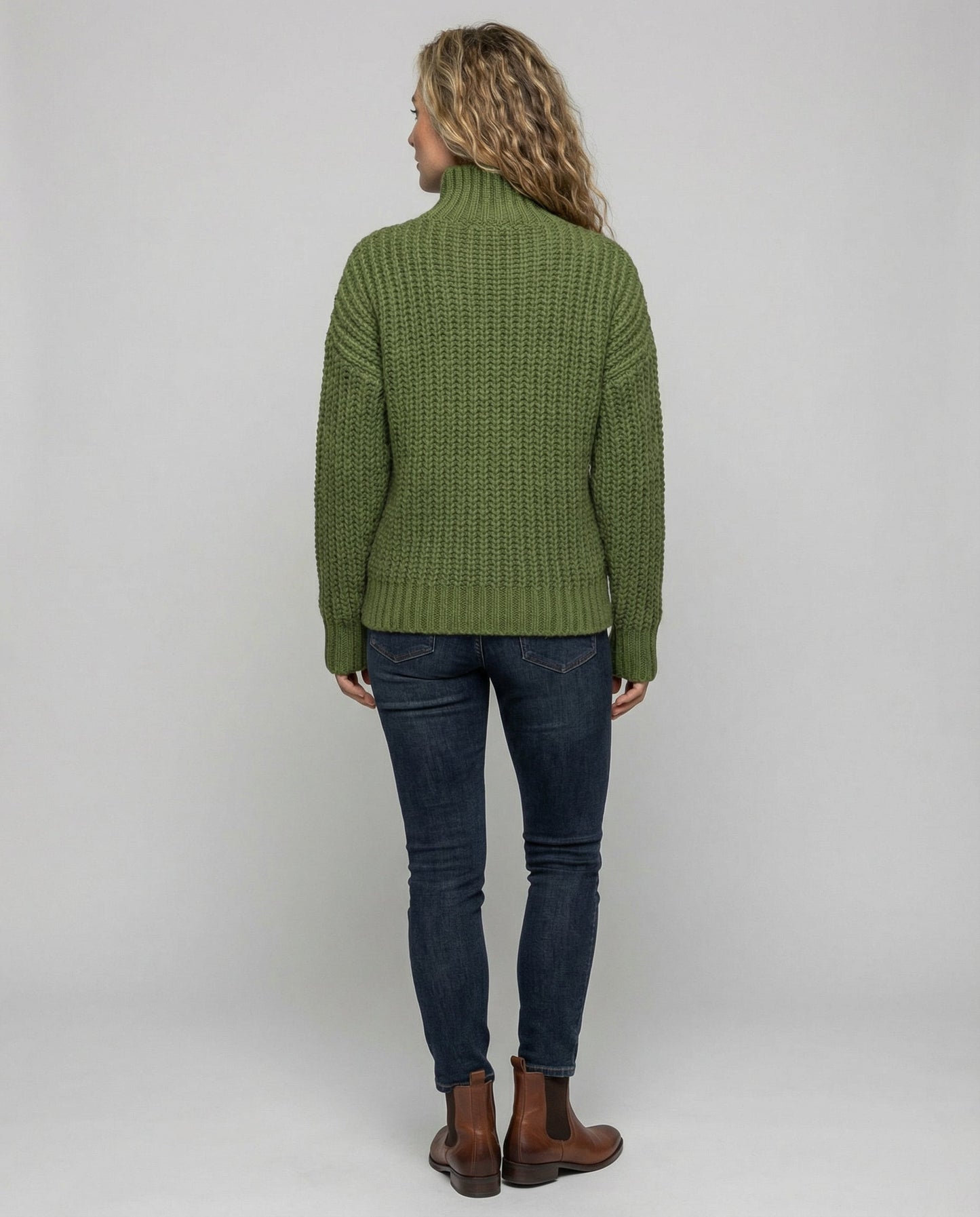 Damen Rollkragenpullover Bequem