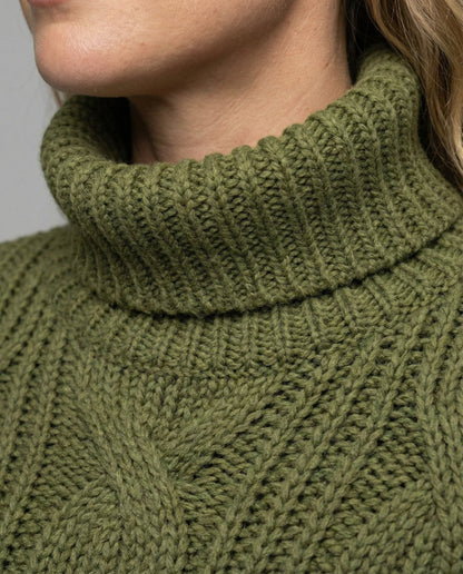 Damen Rollkragenpullover Bequem