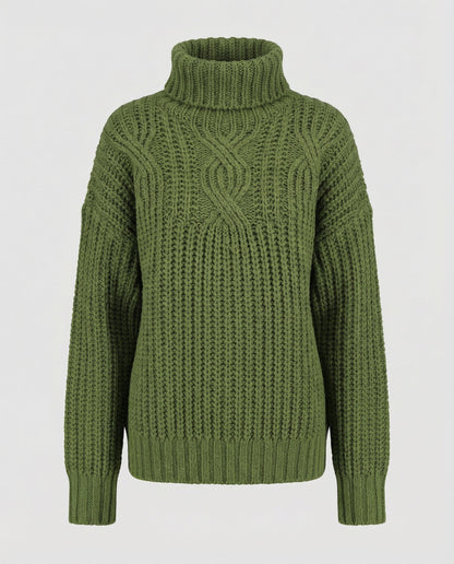 Damen Rollkragenpullover Bequem